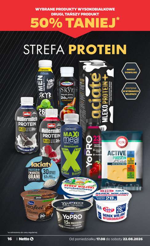 Netto - gazetka promocyjna Gazetka Spożywcza od poniedziałku 17.08 do soboty 22.08 - strona 16