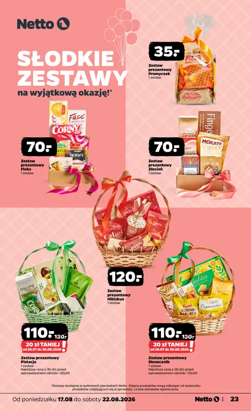 Netto - gazetka promocyjna Gazetka Spożywcza od poniedziałku 17.08 do soboty 22.08 - strona 23
