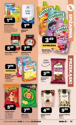 Netto - gazetka promocyjna Gazetka Spożywcza od poniedziałku 17.08 do soboty 22.08 - strona 21
