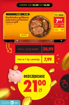 Biedronka - gazetka promocyjna Przeliczamy promocje! od środy 12.08 do piątku 14.08