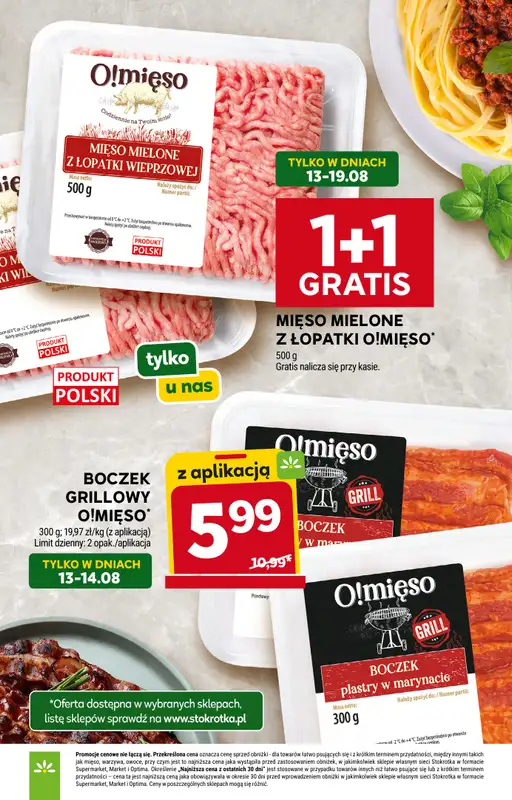 Stokrotka - gazetka promocyjna Gazetka Supermarket od czwartku 13.08 do środy 19.08 - strona 2