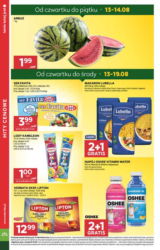 Stokrotka - gazetka promocyjna Gazetka Supermarket od czwartku 13.08 do środy 19.08 - strona 6