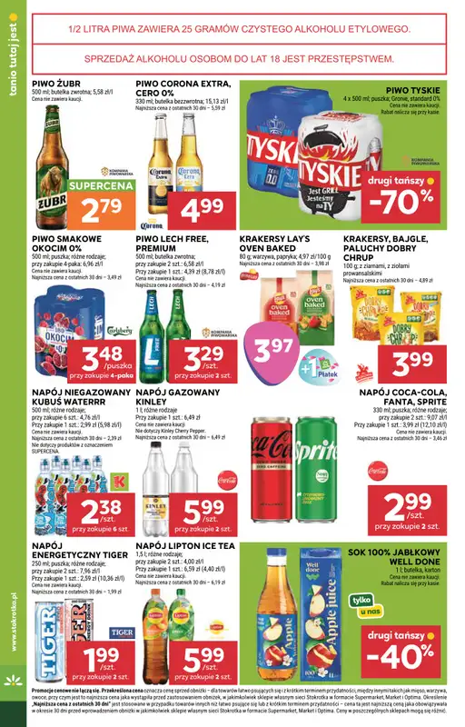 Stokrotka - gazetka promocyjna Gazetka Supermarket od czwartku 13.08 do środy 19.08 - strona 40