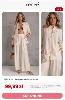 Renee - gazetka promocyjna Komplety damskie na WYPRZEDAŻY! od czwartku 13.08 do środy 19.08 - strona 5