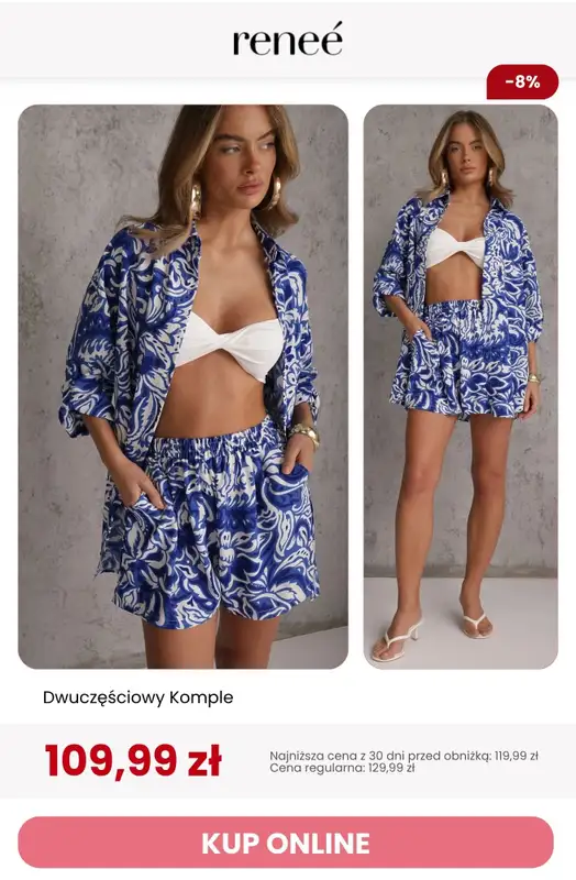 Renee - gazetka promocyjna Komplety damskie na WYPRZEDAŻY! od czwartku 13.08 do środy 19.08 - strona 4