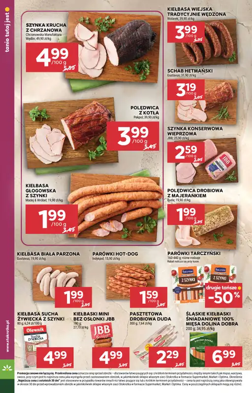 Stokrotka - gazetka promocyjna Gazetka Market od czwartku 13.08 do środy 19.08 - strona 8