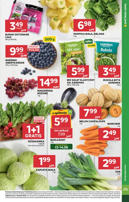 Stokrotka - gazetka promocyjna Gazetka Market od czwartku 13.08 do środy 19.08 - strona 15
