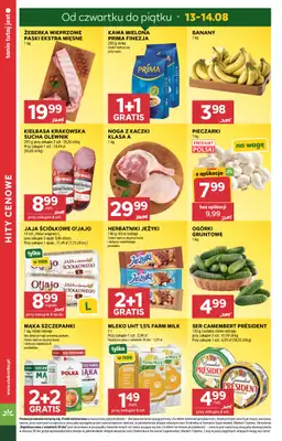 Stokrotka - gazetka promocyjna Gazetka Market od czwartku 13.08 do środy 19.08 - strona 4