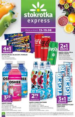 Stokrotka - gazetka promocyjna Gazetka Express od czwartku 13.08 do środy 19.08