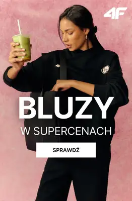 4F - gazetka promocyjna Bluzy damskie na wyprzedaży od czwartku 13.08 