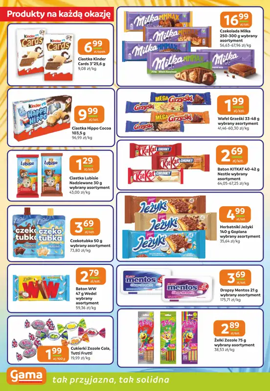 Gama - gazetka promocyjna Gazetka od środy 12.08 do wtorku 25.08 - strona 4