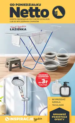 Netto - gazetka promocyjna Inspiracje tygodnia Łazienka  do soboty 22.08