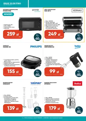 Max Elektro - gazetka promocyjna Gazetka od środy 12.08 do środy 26.08 - strona 4