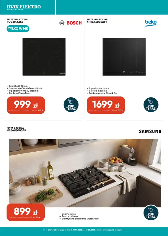 Max Elektro - gazetka promocyjna Gazetka od środy 12.08 do środy 26.08 - strona 17