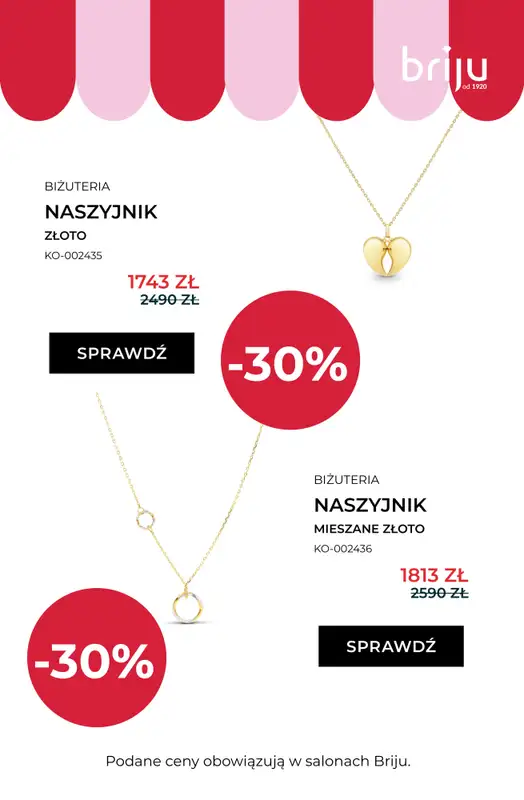 Briju - gazetka promocyjna Wyprzedaż do -70% od środy 12.08 do niedzieli 30.08 - strona 11