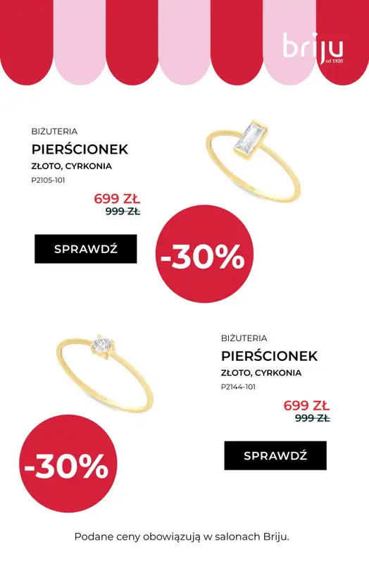 Briju - gazetka promocyjna Wyprzedaż do -70% od środy 12.08 do niedzieli 30.08 - strona 16