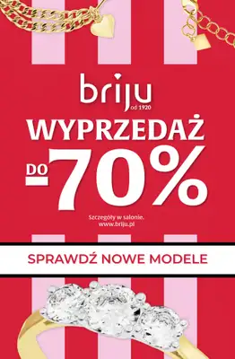 Briju - gazetka promocyjna Wyprzedaż do -70% od środy 12.08 do niedzieli 30.08