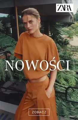 Zara - gazetka promocyjna Nowości dla niej od piątku 14.08 