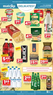 emma MARKET - gazetka promocyjna Oferta spożywcza Matejka Delikatesy od czwartku 13.08 do środy 19.08