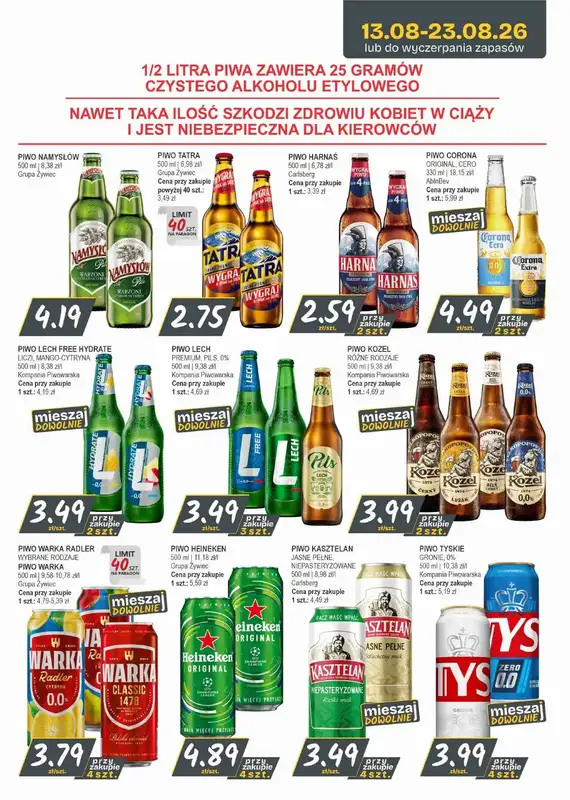 Słoneczko - gazetka promocyjna Gazetka od czwartku 13.08 do niedzieli 23.08 - strona 10