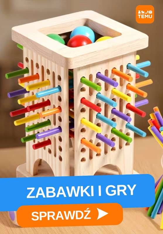 Temu - gazetka promocyjna Gry i zabawki od czwartku 13.08 