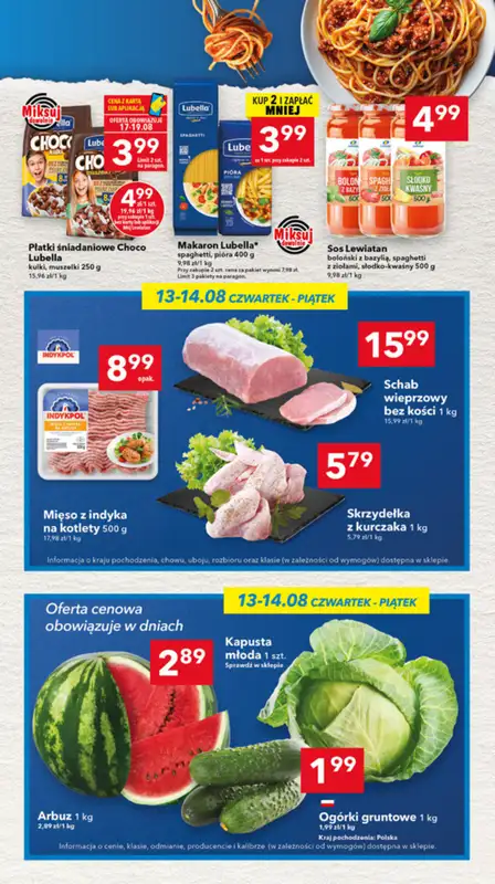 LEWIATAN - gazetka promocyjna Mamy TO w Lewiatanie – woj. lubelskie od czwartku 13.08 do środy 19.08 - strona 3