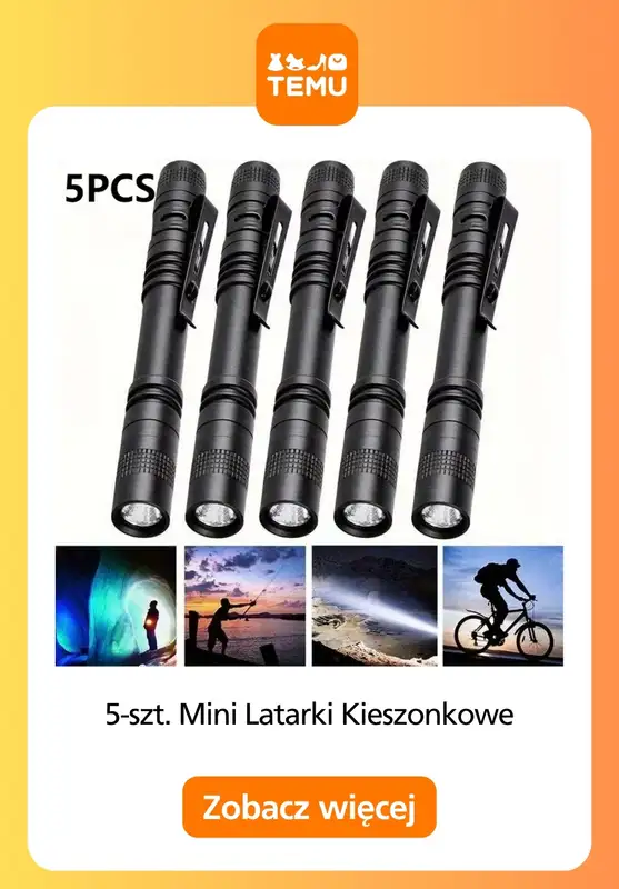 Temu - gazetka promocyjna Latarki od piątku 14.08 do piątku 28.08 - strona 3