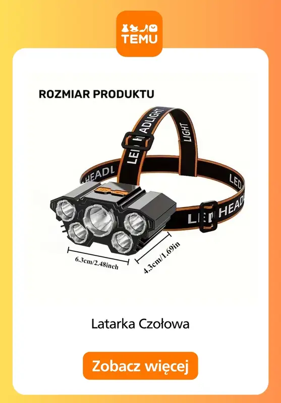 Temu - gazetka promocyjna Latarki od piątku 14.08 do piątku 28.08 - strona 2