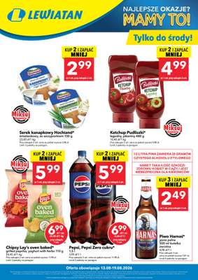 LEWIATAN - gazetka promocyjna W wielopakach taniej! od czwartku 13.08 do środy 19.08