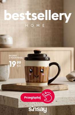 Sinsay - gazetka promocyjna Bestsellery do domu - temu się nie oprzesz! od środy 12.08 
