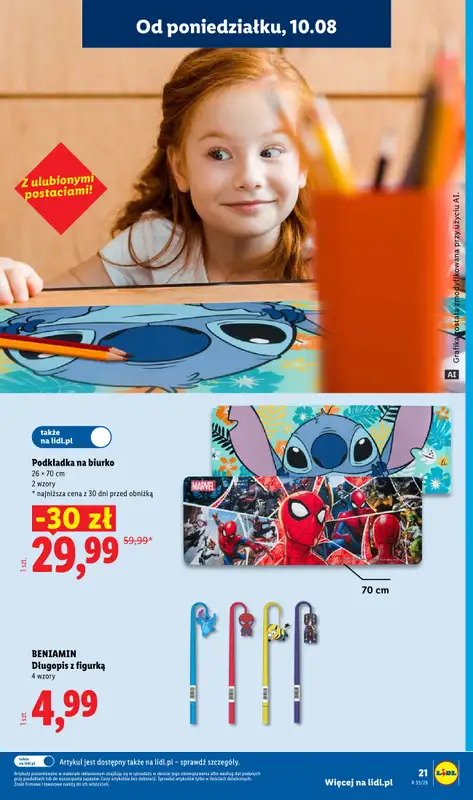 Lidl - gazetka promocyjna Katalog od poniedziałku 10.08 do piątku 14.08 - strona 25