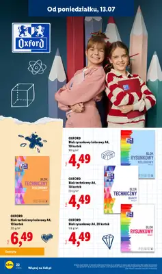 Lidl - gazetka promocyjna Kompletna wyprawka w megacenach od wtorku 14.07 do poniedziałku 31.08 - strona 22