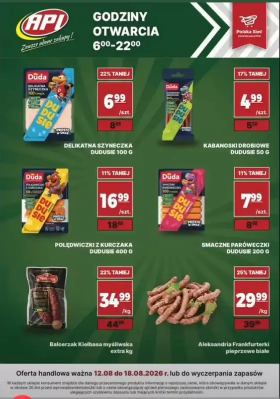 API Market - gazetka promocyjna Gazetka od środy 12.08 do wtorku 18.08 - strona 2