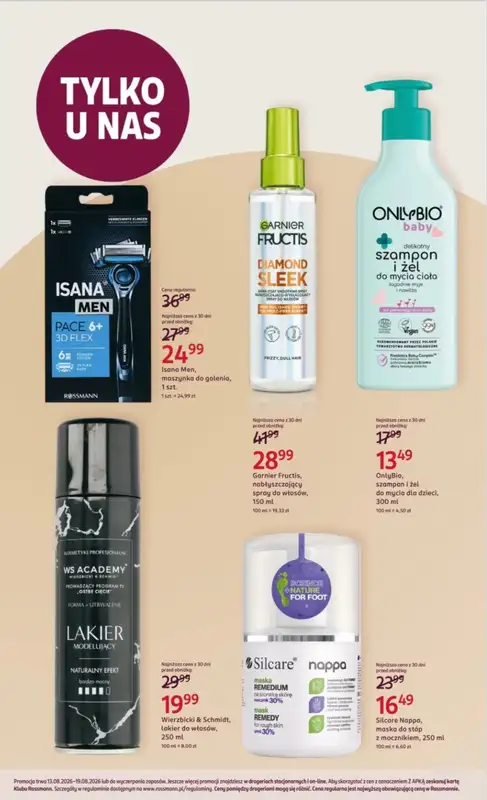 Rossmann - gazetka promocyjna Gazetka od czwartku 13.08 do środy 19.08 - strona 3