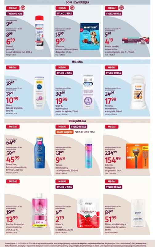 Rossmann - gazetka promocyjna Gazetka od czwartku 13.08 do środy 19.08 - strona 4