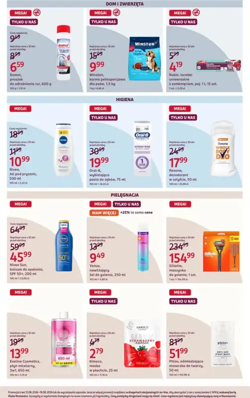Rossmann - gazetka promocyjna Gazetka od czwartku 13.08 do środy 19.08 - strona 4