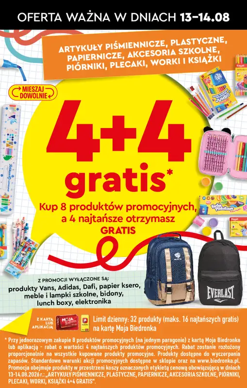 Biedronka - gazetka promocyjna Przygotuj się na długi weekend od czwartku 13.08 do piątku 14.08 - strona 5