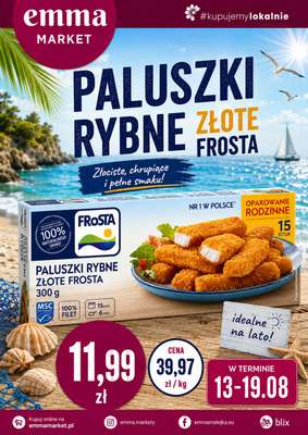 emma MARKET - gazetka promocyjna Plakaty promocyjne od czwartku 13.08 do środy 19.08