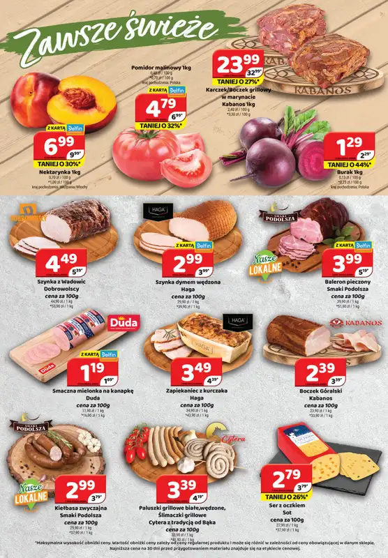 Delfin - gazetka promocyjna Gazetka od czwartku 13.08 do niedzieli 23.08 - strona 2