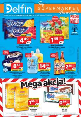Delfin - gazetka promocyjna Gazetka od czwartku 13.08 do niedzieli 23.08