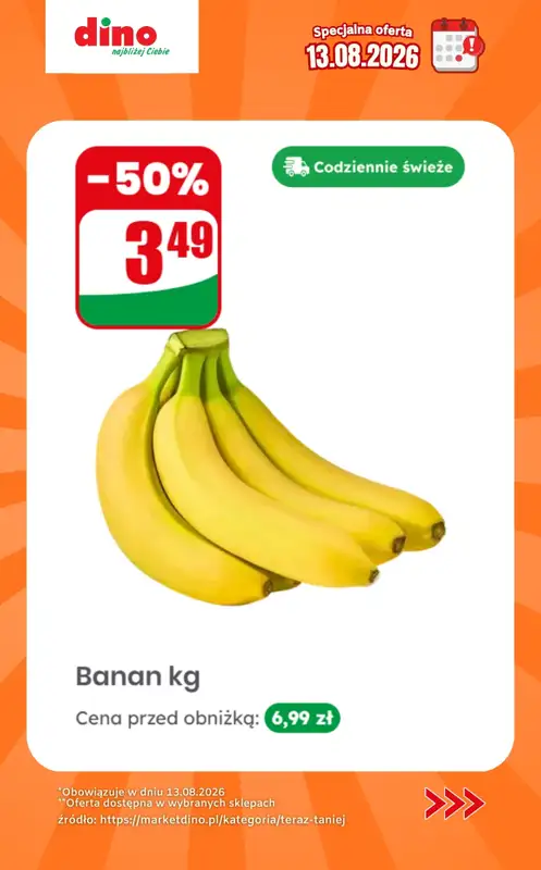 Dino - gazetka promocyjna Specjalna oferta na 13.08.2026 - promocje spoza gazetki   - strona 2
