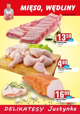 Delikatesy Justynka - gazetka promocyjna Plakaty promocyjne od czwartku 13.08 do niedzieli 16.08 - strona 2