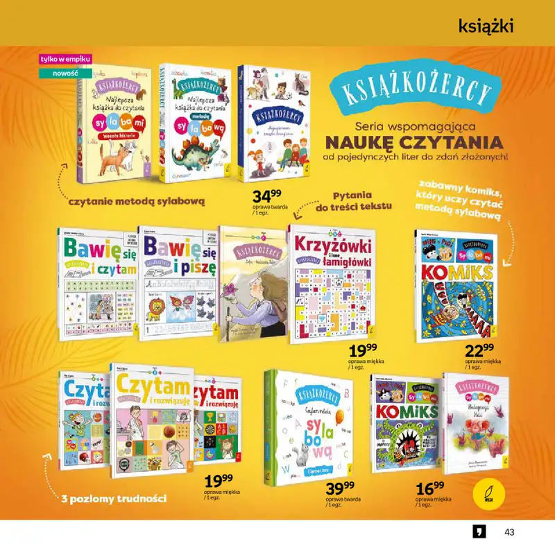 Empik - gazetka promocyjna Katalog Back to School od czwartku 13.08 do wtorku 25.08 - strona 43