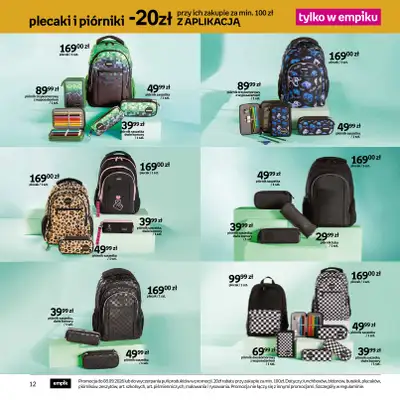 Empik - gazetka promocyjna Katalog Back to School od czwartku 13.08 do wtorku 25.08 - strona 12