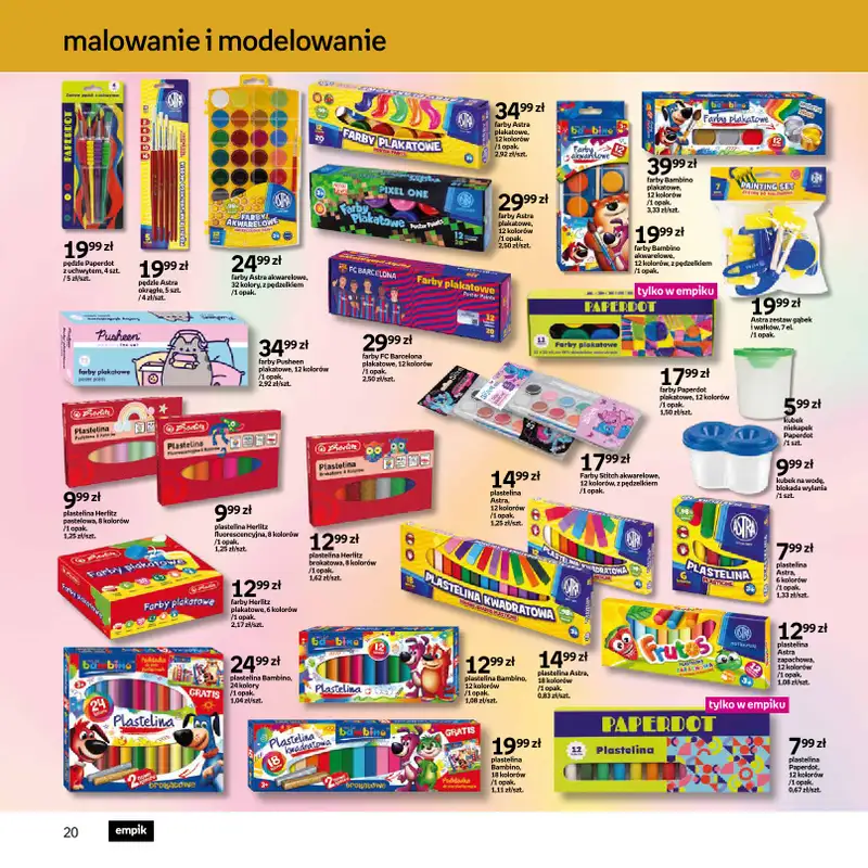 Empik - gazetka promocyjna Katalog Back to School od czwartku 13.08 do wtorku 25.08 - strona 20