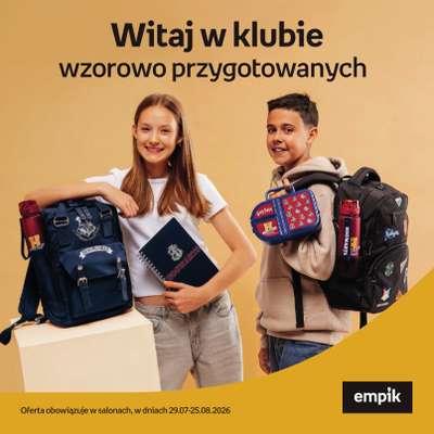 Empik - gazetka promocyjna Katalog Back to School od czwartku 13.08 do wtorku 25.08