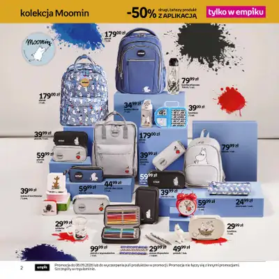 Empik - gazetka promocyjna Katalog Back to School od czwartku 13.08 do wtorku 25.08 - strona 2