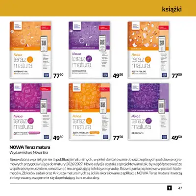 Empik - gazetka promocyjna Katalog Back to School od czwartku 13.08 do wtorku 25.08 - strona 47