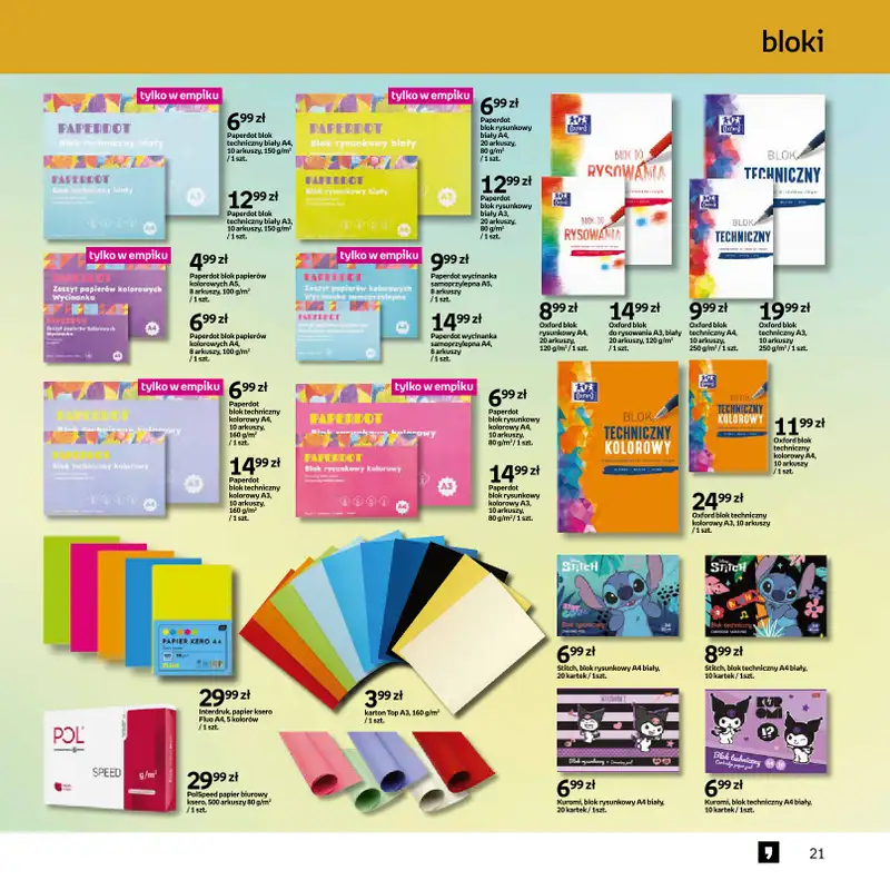 Empik - gazetka promocyjna Katalog Back to School od czwartku 13.08 do wtorku 25.08 - strona 21