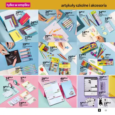 Empik - gazetka promocyjna Katalog Back to School od czwartku 13.08 do wtorku 25.08 - strona 15